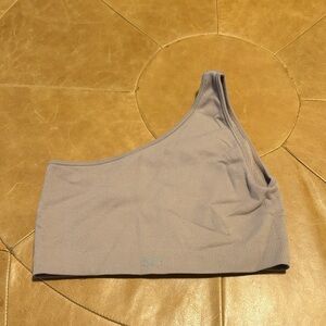 Set Active One-Shoulder Ribbed sports bra